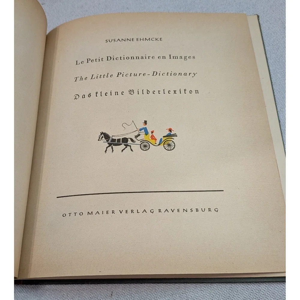 Otto Maier Verlag Picture Dictionary Kids OS Green Good Susanne Ehmcke Vintage